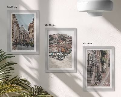 Galerie de perete Străzi fermecătoare ale orașului cu vedere la port și clădiri