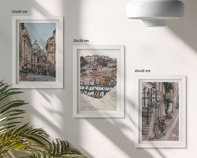 Galerie de perete Străzi fermecătoare ale orașului cu vedere la port și clădiri