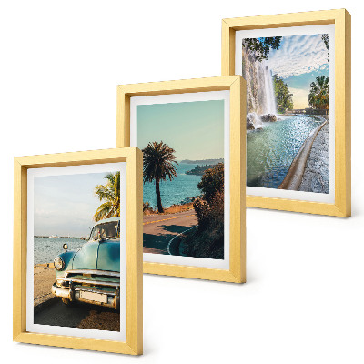 Galerie de perete Peisaje de vacanță cu palmieri și cascadă