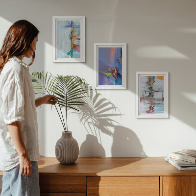 Galerie de perete Stilul de pictură al compozițiilor abstracte