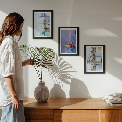 Galerie de perete Stilul de pictură al compozițiilor abstracte