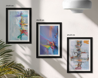 Galerie de perete Stilul de pictură al compozițiilor abstracte