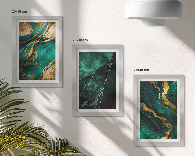 Galerie de perete Modele elegante de piatră abstracte