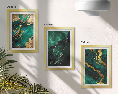 Galerie de perete Modele elegante de piatră abstracte