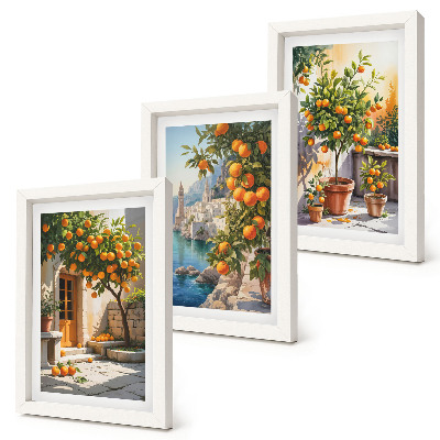 Galerie de perete Citrice pictate și peisaje de pe litoral