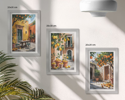 Galerie de perete Citrice într-o grădină însorită