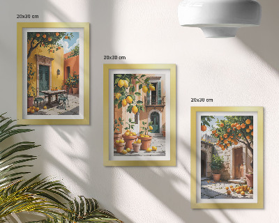 Galerie de perete Citrice într-o grădină însorită