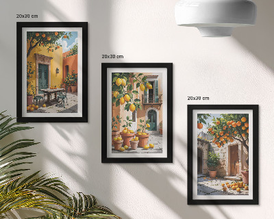 Galerie de perete Citrice într-o grădină însorită