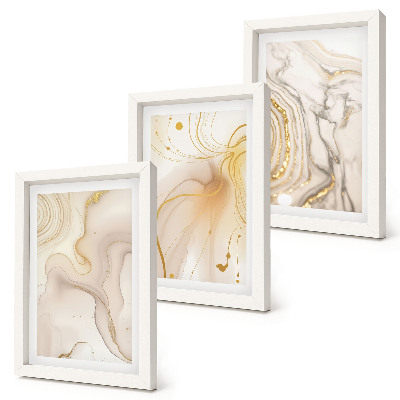 Galerie de perete Modele abstracte subtile de vopsea vărsată