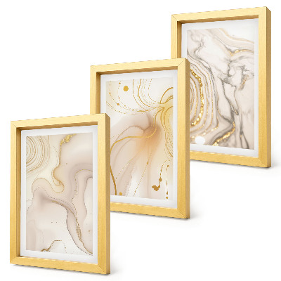 Galerie de perete Modele abstracte subtile de vopsea vărsată
