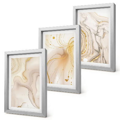 Galerie de perete Modele abstracte subtile de vopsea vărsată