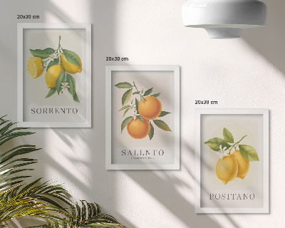 Galerie de perete Lămâi și portocale de pe Coasta Amalfi din Italia