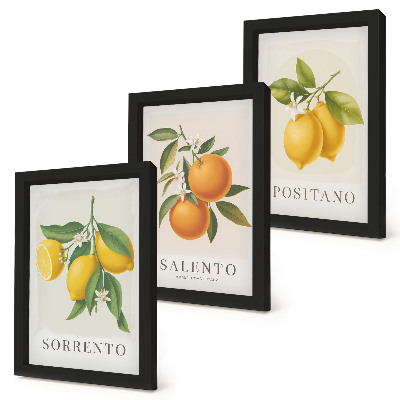 Galerie de perete Lămâi și portocale de pe Coasta Amalfi din Italia
