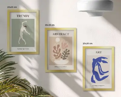 Galerie de perete cu postere elegante având figuri și plante de Henri Matisse