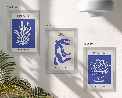 Set 3 tablouri Postere cu artă abstractă ale lui Henri Matisse