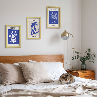 Set 3 tablouri Postere cu artă abstractă ale lui Henri Matisse