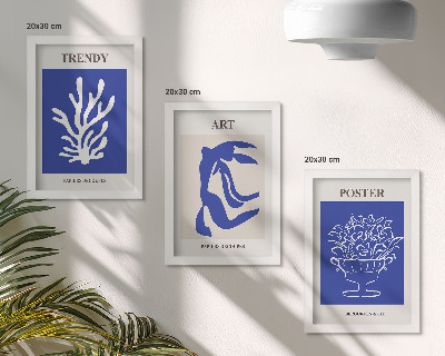 Set 3 tablouri Postere cu artă abstractă ale lui Henri Matisse