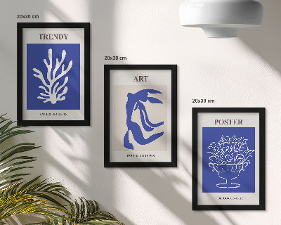 Set 3 tablouri Postere cu artă abstractă ale lui Henri Matisse