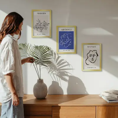 Galerie de perete cu postere în stil modern și abstract de Henri Matisse