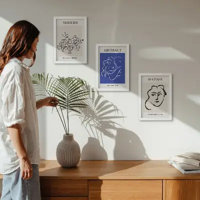 Galerie de perete cu postere în stil modern și abstract de Henri Matisse