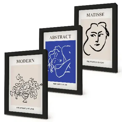 Galerie de perete cu postere în stil modern și abstract de Henri Matisse