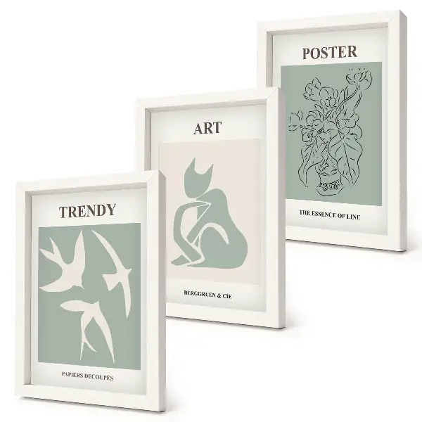 Galerie de perete cu ilustrații elegante de Henri Matisse