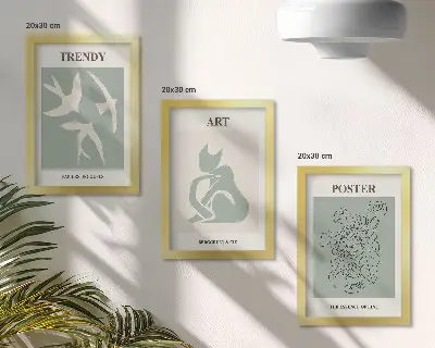 Galerie de perete cu ilustrații elegante de Henri Matisse