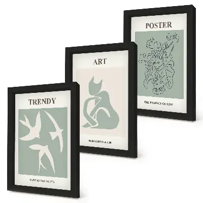 Galerie de perete cu ilustrații elegante de Henri Matisse