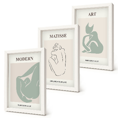 Galerie de perete Figuri abstracte în nuanțe pastelate de Henri Matisse