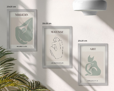 Galerie de perete Figuri abstracte în nuanțe pastelate de Henri Matisse