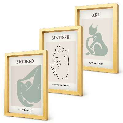 Galerie de perete Figuri abstracte în nuanțe pastelate de Henri Matisse