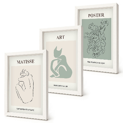 Galerie de perete Postere în nuanțe de bej și verde de Henri Matisse