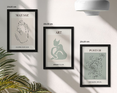 Galerie de perete Postere în nuanțe de bej și verde de Henri Matisse