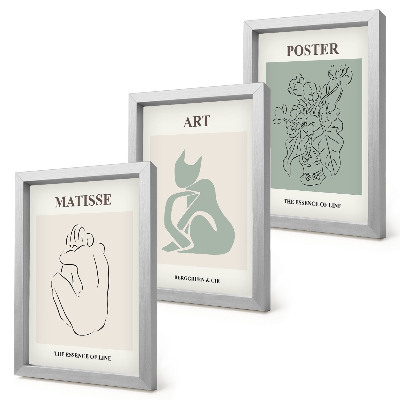 Galerie de perete Postere în nuanțe de bej și verde de Henri Matisse