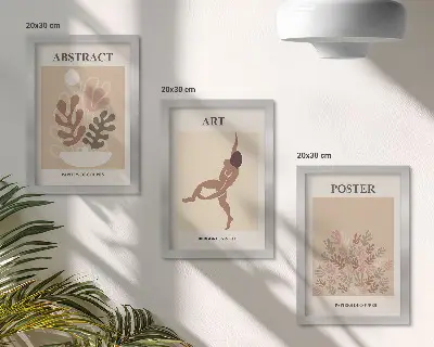 Galerie de perete set pentru expunerea tablourilor