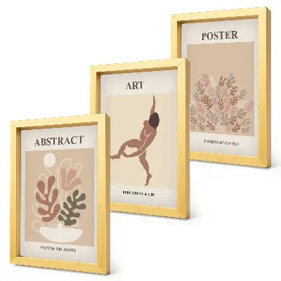 Galerie de perete set pentru expunerea tablourilor