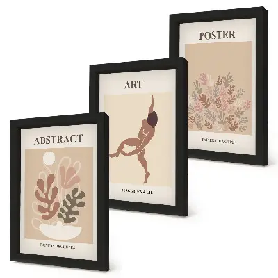 Galerie de perete set pentru expunerea tablourilor
