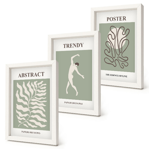 Galerie de perete Modele vegetale în nuanțe de verde de Henri Matisse
