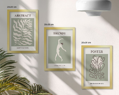Galerie de perete Modele vegetale în nuanțe de verde de Henri Matisse