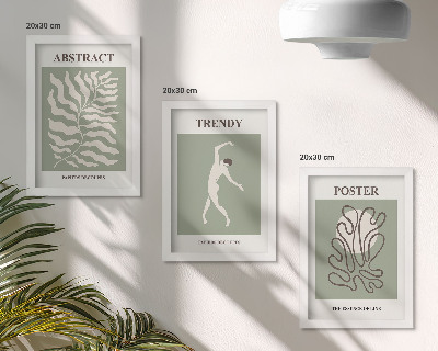 Galerie de perete Modele vegetale în nuanțe de verde de Henri Matisse