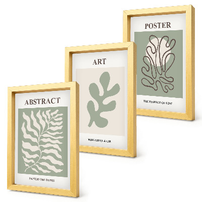Set 3 tablouri Posterele florale ale lui Henri Matisse