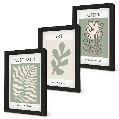 Set 3 tablouri Posterele florale ale lui Henri Matisse