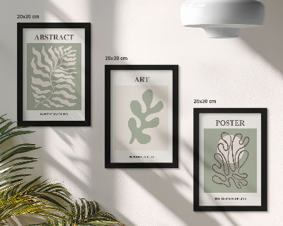 Set 3 tablouri Posterele florale ale lui Henri Matisse