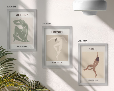 Galerie de perete Personaje elegante în nuanțe minimaliste