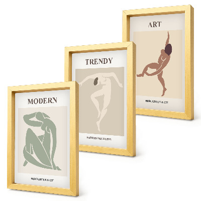 Galerie de perete Personaje elegante în nuanțe minimaliste