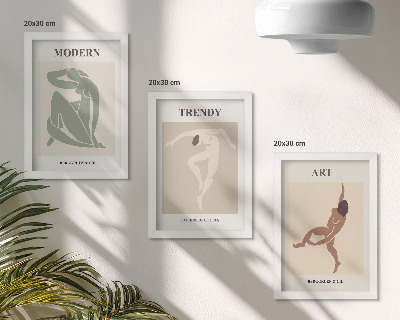 Galerie de perete Personaje elegante în nuanțe minimaliste