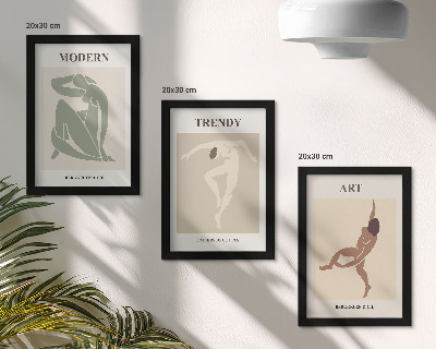Galerie de perete Personaje elegante în nuanțe minimaliste