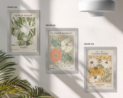 Galerie de perete Motive florale din diferite orașe ale lumii