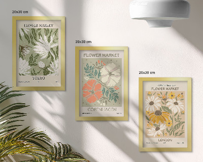 Galerie de perete Motive florale din diferite orașe ale lumii