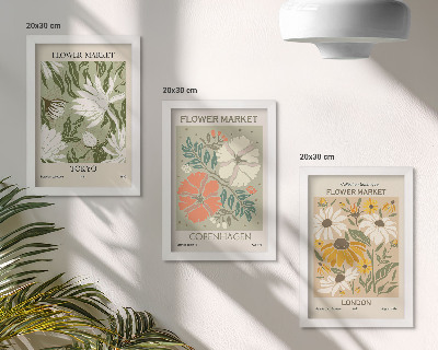 Galerie de perete Motive florale din diferite orașe ale lumii